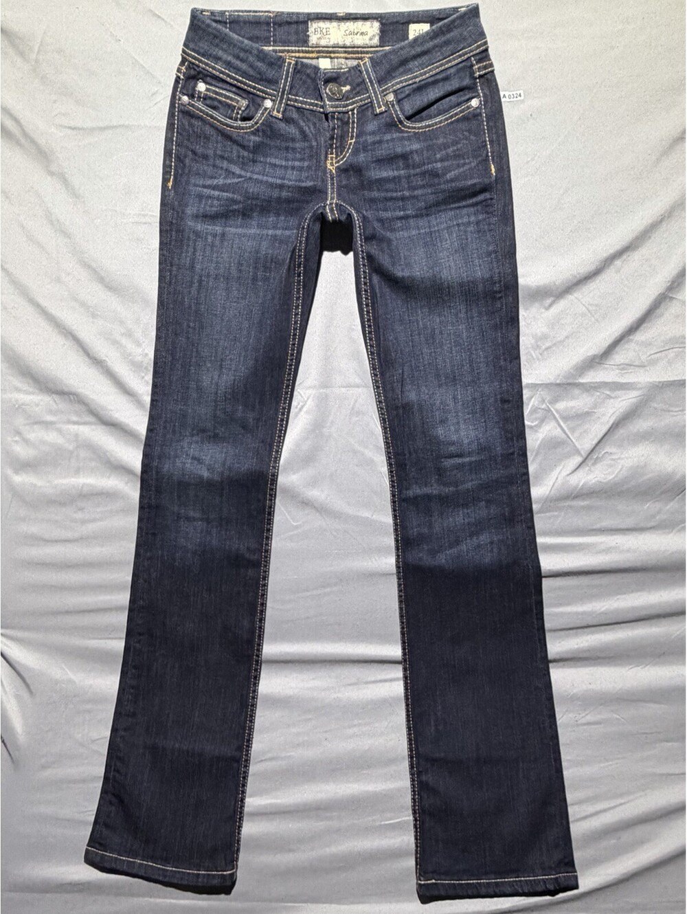 BKE Jeans Womens 24L Sabrina Bootcut Lowrise Embroidered Y2K Boho USA